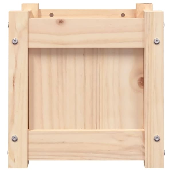 vidaXL plantekasse 31x31x31 cm massivt fyrretræ