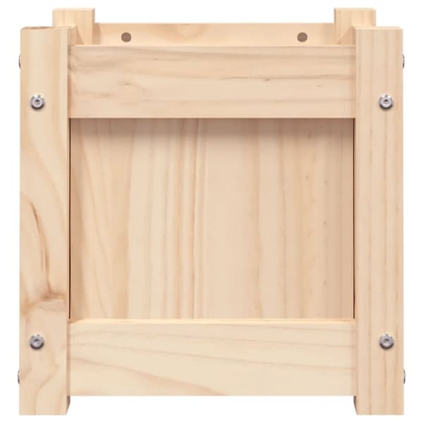 vidaXL plantekasse 31x31x31 cm massivt fyrretræ