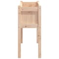 Miniatyrbilde 5 av 11: vidaXL Hageplantekasse med ben 110x31x70 cm heltre furu