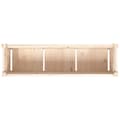 Miniatyrbilde 7 av 11: vidaXL Hageplantekasse med ben 110x31x70 cm heltre furu