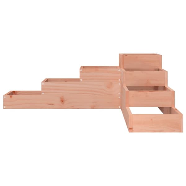 vidaXL Hageplantekasse 4 etasjer 106x104,5x36 cm heltre douglasgran