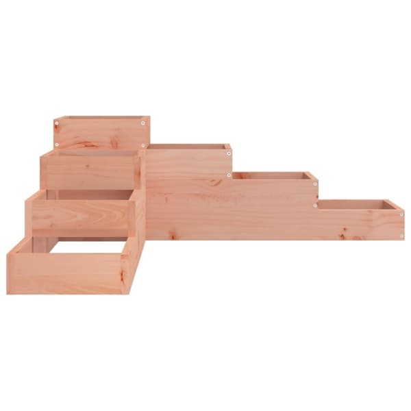 vidaXL Hageplantekasse 4 etasjer 106x104,5x36 cm heltre douglasgran