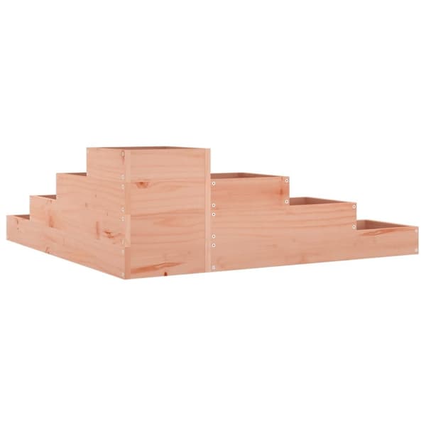 vidaXL Hageplantekasse 4 etasjer 106x104,5x36 cm heltre douglasgran