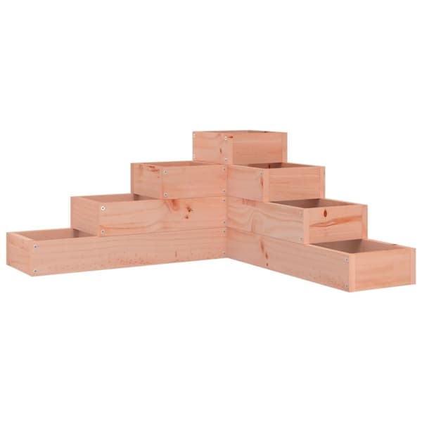 vidaXL plantekasse 4 niveauer 80,5x79x36 cm massivt douglasgran