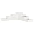 Miniatyrbilde 1 av 9: vidaXL Hageplantekasse 4 etasjer 106x104,5x36 cm hvit heltre furu