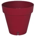 Pikkukuva 1 / 2: RIVIERA LOFT rund blomsterlåda - Plast - Diameter 40 cm - Röd