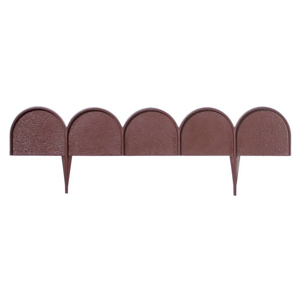 Prosperplast Plænegrænse 10x10x0.09 Cm 20 Enheder Brun