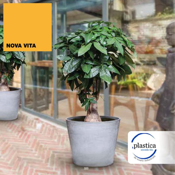 Artplast Blomsterkrukke Nova Vita Leonardo Ø40 Cm Grå