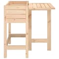 Miniatyrbilde 4 av 11: vidaXL Plantekasse med foldbar bordplate heltre furu