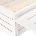 Miniatyrbillede 8 af 11: vidaXL plantekasse med foldbar bordplade massivt fyrretræ hvid