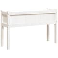 Miniatyrbilde 3 av 11: vidaXL Plantekasser med ben 2 stk hvit heltre furu