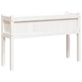 Miniatyrbilde 6 av 11: vidaXL Plantekasser med ben 2 stk hvit heltre furu