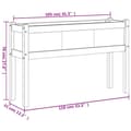 Miniatyrbilde 10 av 11: vidaXL Plantekasser med ben 2 stk hvit heltre furu