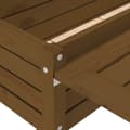 Miniatyrbilde 8 av 11: vidaXL Plantekasse med foldbar bordplate honningbrun heltre furu