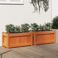 Miniatyrbilde 11 av 11: vidaXL Plantekasser 2 stk brun heltre furu
