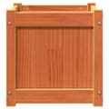 Miniatyrbilde 5 av 11: vidaXL Hageplantekasse voksbrun 40x40x40 cm heltre furu