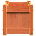 Miniatyrbilde 5 av 11: vidaXL Hageplantekasse voksbrun 60x31x31 cm heltre furu