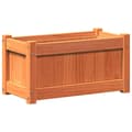 Miniatyrbilde 6 av 11: vidaXL Hageplantekasse voksbrun 60x31x31 cm heltre furu