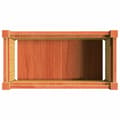 Miniatyrbilde 7 av 11: vidaXL Hageplantekasse voksbrun 60x31x31 cm heltre furu