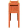 Miniatyrbilde 5 av 11: vidaXL Hageplantekasse med ben voksbrun 110x31x70 cm heltre furu