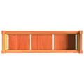 Miniatyrbilde 7 av 11: vidaXL Hageplantekasse med ben voksbrun 110x31x70 cm heltre furu