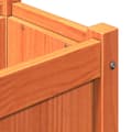 Miniatyrbilde 8 av 11: vidaXL Hageplantekasse med ben voksbrun 110x31x70 cm heltre furu