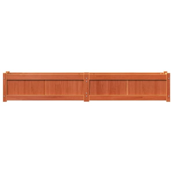 vidaXL Plantekasser 2 stk brun heltre furu