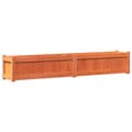 Miniatyrbilde 7 av 11: vidaXL Plantekasser 2 stk brun heltre furu