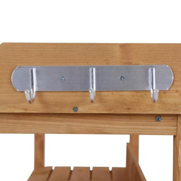 Rootz-istutuspöytä - Pöytä - Puutarha - Parveke - Luonnollinen - 76 cm x 37 cm x 89 cm