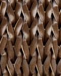 Miniatyrbilde 11 av 11: Sett med 2 blomsterpotter Brun Kunstrotting Rund form Plastinnsats Utendørs Hage Potter Krukker Dekorasjon