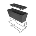 Pikkukuva 3 / 4: Elho Loft Urban Balconiere Allin1 50 - Svart - L 49 x B 27 x H 21 cm - Utebalkong - 100% återvunnen