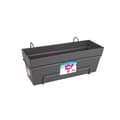 Pikkukuva 2 / 4: Elho Loft Urban Balconiere Allin1 50 - Svart - L 49 x B 27 x H 21 cm - Utebalkong - 100% återvunnen