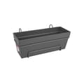 Pikkukuva 1 / 4: Elho Loft Urban Balconiere Allin1 50 - Svart - L 49 x B 27 x H 21 cm - Utebalkong - 100% återvunnen