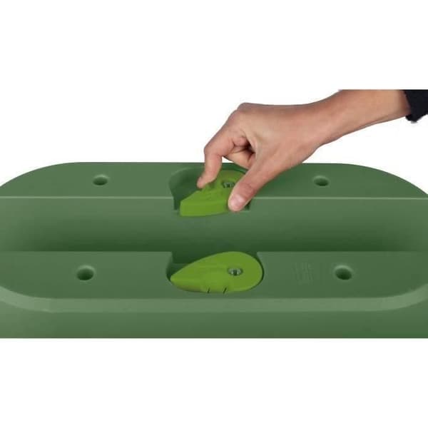 Osaka Cavaliere Planteringskärl 19,5 L - EDA - Fästsystem - för balkonger och räcken - Laurel Green