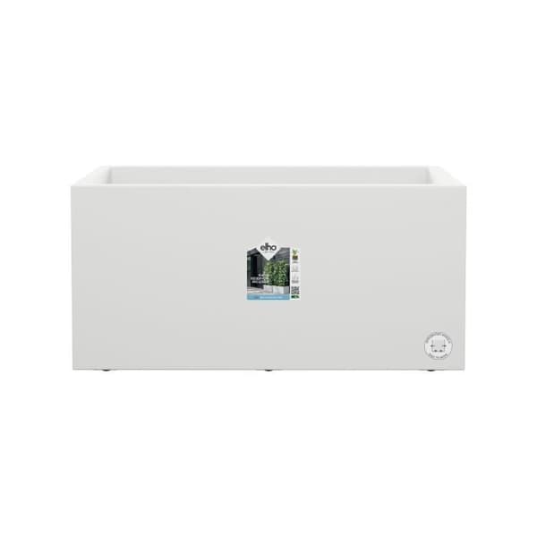 Elho Vivo Next Long 80 Blomlåda - Vit - L 78 x B 39 x H 38 cm - inomhus/utomhus - 100% återvunnet