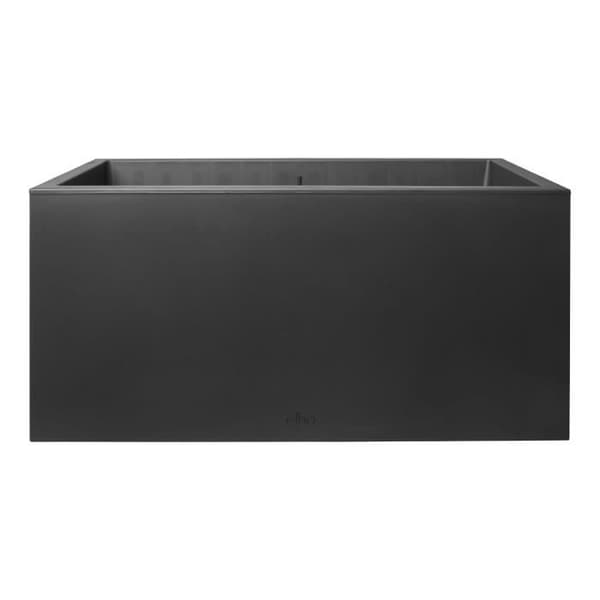 Elho Vivo Next Long 80 Blomlåda - Svart - L 78 x B 39 x H 38 cm - inomhus/utomhus - 100% återvunnet