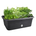 Miniatyrbillede 3 af 5: Elho Green Basics Jardin De Cultivation L blomlåda - Svart - L 76 x B 57 x H 27 cm - utomhusodling och skörd - 100% återvunnet