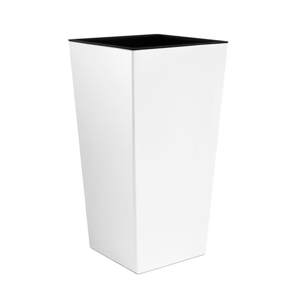Prosperplast Korkea Kukkaruukku 35l Urbi Square 55x29.5x29.5 Cm Valkoinen
