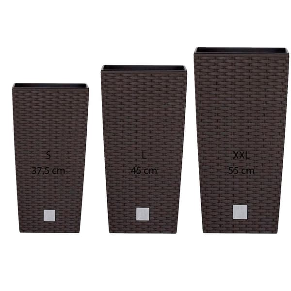 Wellhome Blomkruka Rato 11.4/19/35l 3 Enheter Svart