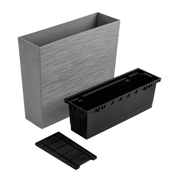 Prosperplast Blomsterkrukke 12l Furu Collection 58x18x49.8 Cm Grå