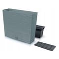 Miniatyrbillede 1 af 10: Prosperplast Blomsterkrukke 12l Furu Collection 58x18x49.8 Cm Grå