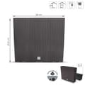 Miniatyrbillede 3 af 5: Prosperplast Blomsterkrukke 16l Rato Case Collection 58x18x49.8 Cm Grå