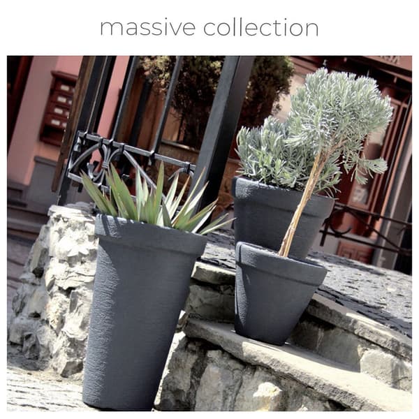 Prosperplast Blomsterkrukke 42l Classic Collection 40x40x63 Cm Brun