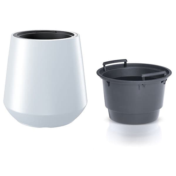 Prosperplast Blomkruka 51l Heos Collection 43.9x43.9x44 Cm Silver
