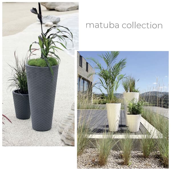 Prosperplast Blomsterkrukke 57l Matuba Collection 40x40x78 Cm