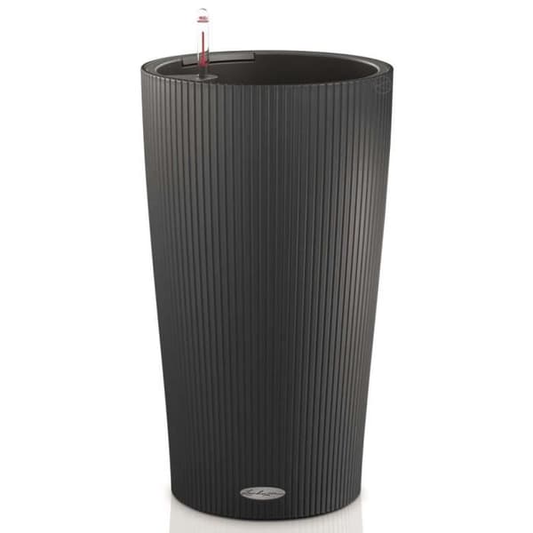 LECHUZA Planteringsmaskin Cilindro Färg 32 ALLT-I-ETT skiffer 13953