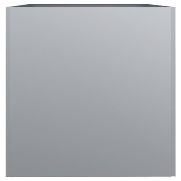 vidaXL Odlingslåda silver 62x47x46 cm galvaniserat stål