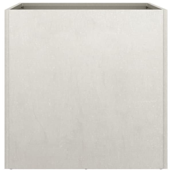 vidaXL Odlingslåda silver 49x47x46 cm rostfritt stål