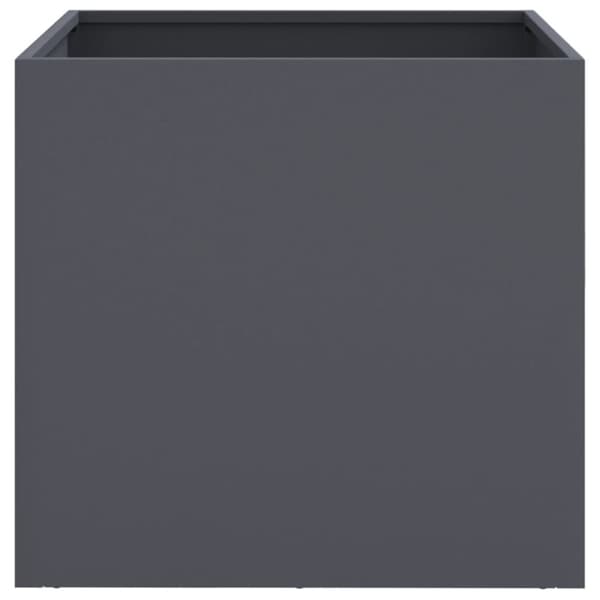 vidaXL Plantekasser 2 stk antrasitt 49x47x46 cm stål