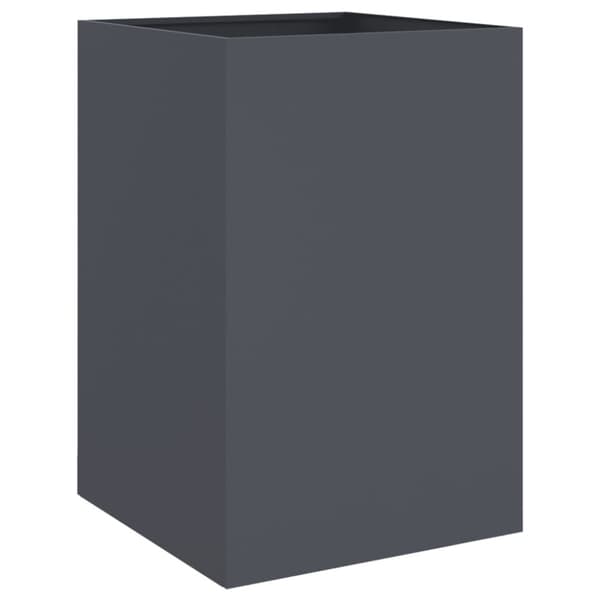 vidaXL Plantekasse antrasitt 52x48x75 cm stål